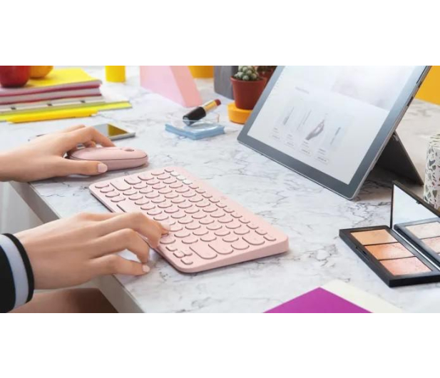 Logitech K380 różowy - 645457 - zdjęcie 2